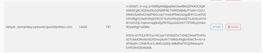 adding gsuite DKIM records