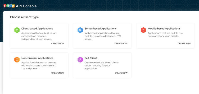 connecting zoho mail to wordpress with zoho API console